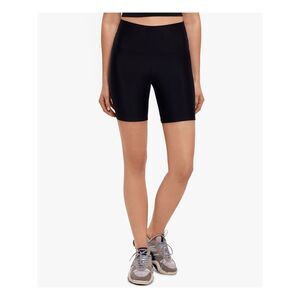 BAM BY BETSY & ADAM Womens Black Active Wear High Waist Shorts XS